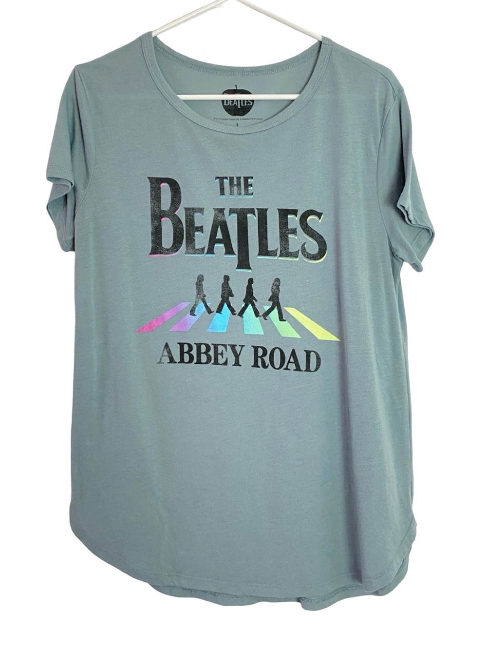 The Beatles Band Tee Tshirt Womens Size Large Abbey Road Tunic